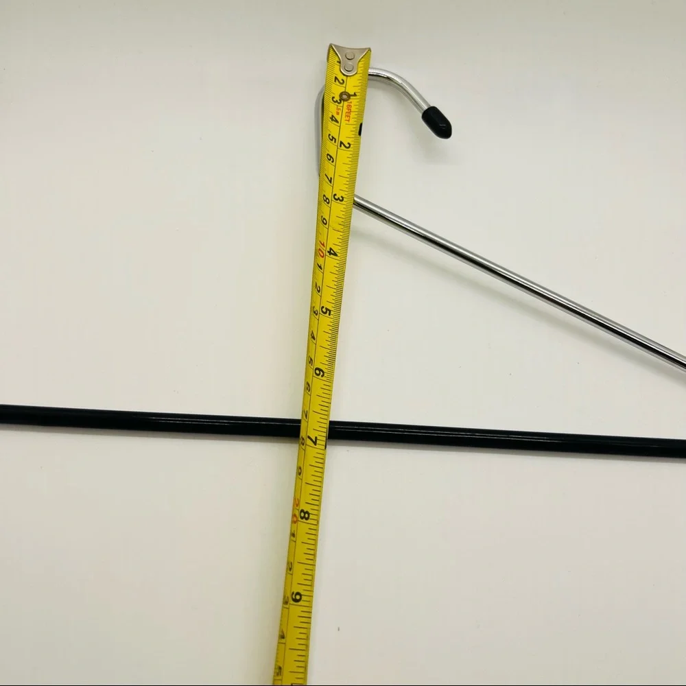 Container Store Pant Hangers Chrome Metal 13” across. Perfect condition.